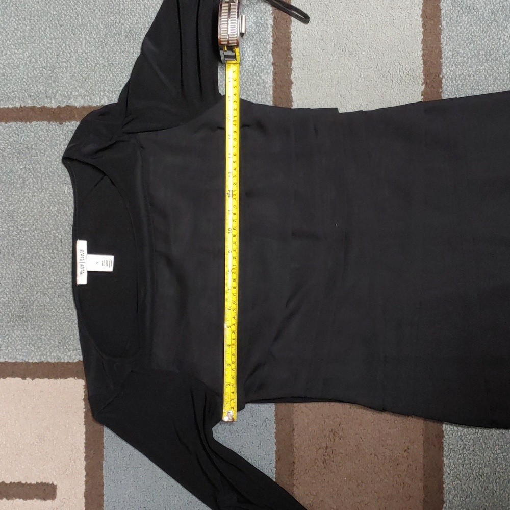 White House Black Market Sheer Tiered Front Dress S - Picture 11 of 14